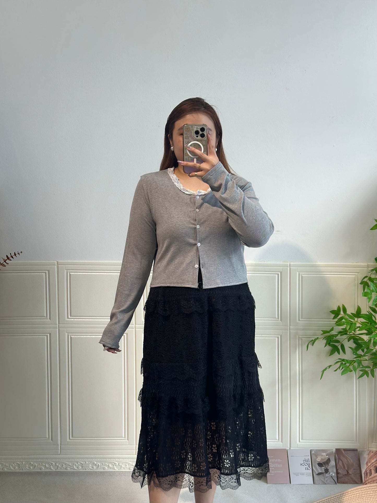 蕾丝花边开衫上衣/外套 #TC242