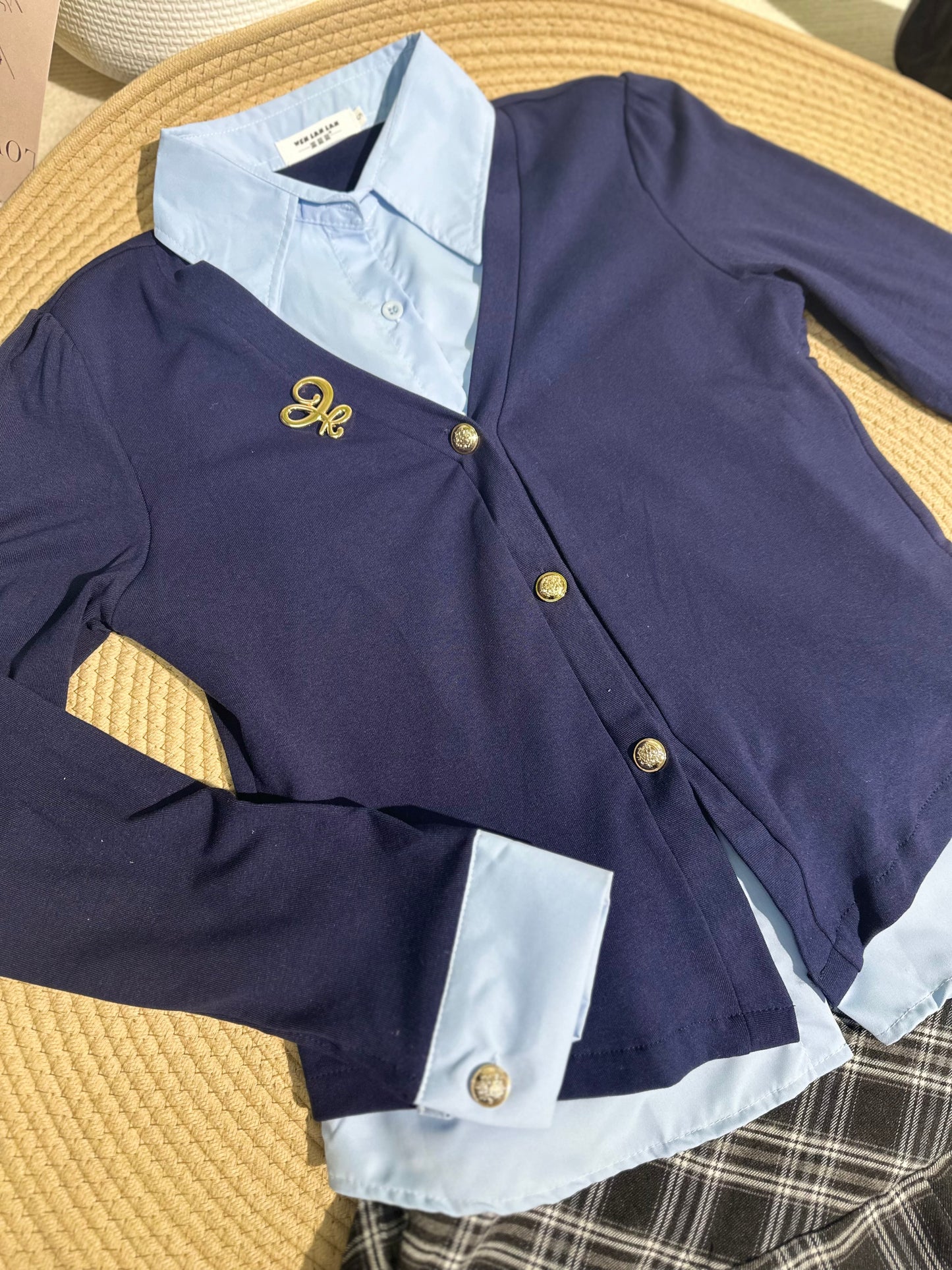 韩系学院风两件套 #TC244