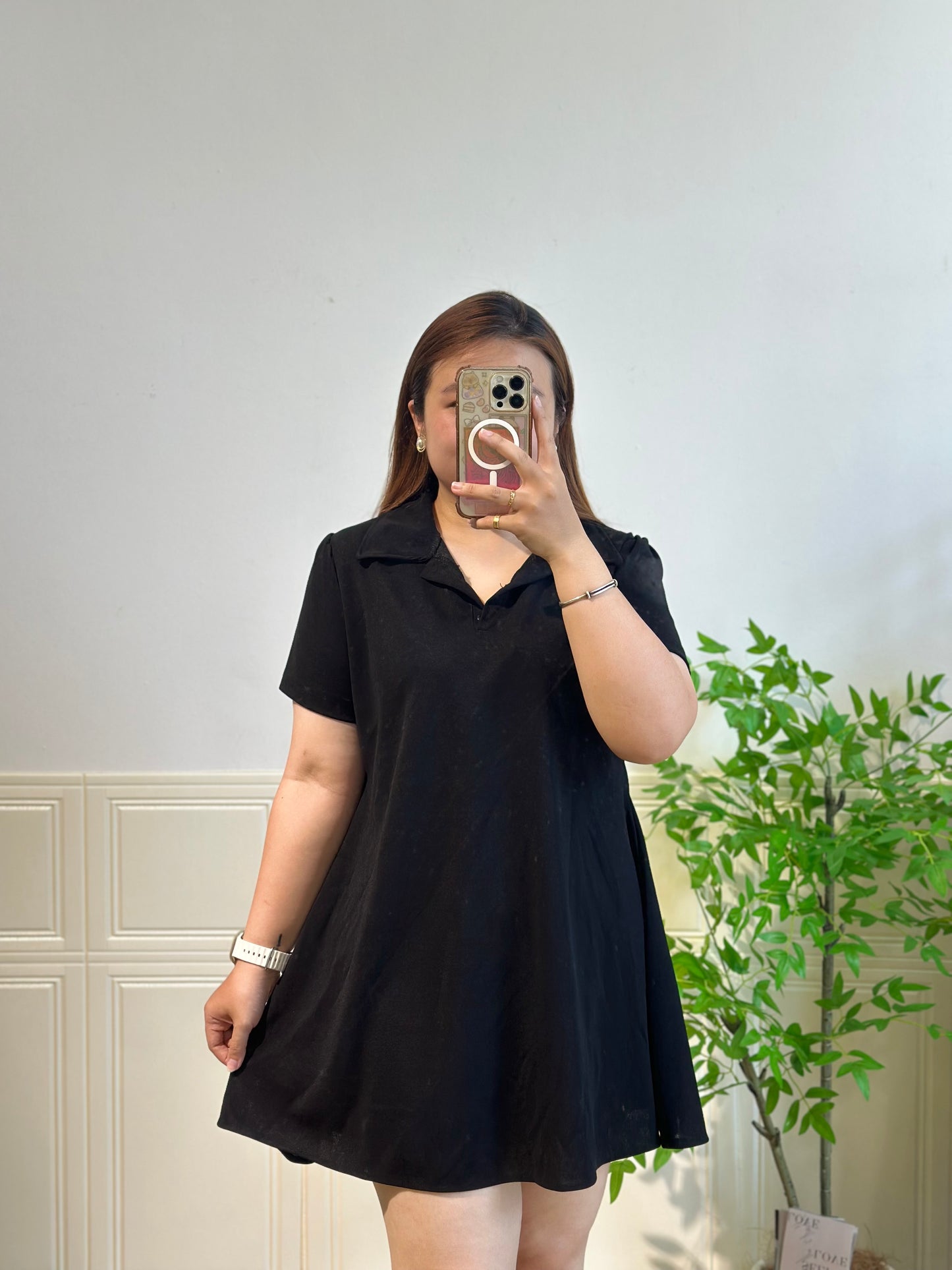 POLO领收腰连身裙#TC255