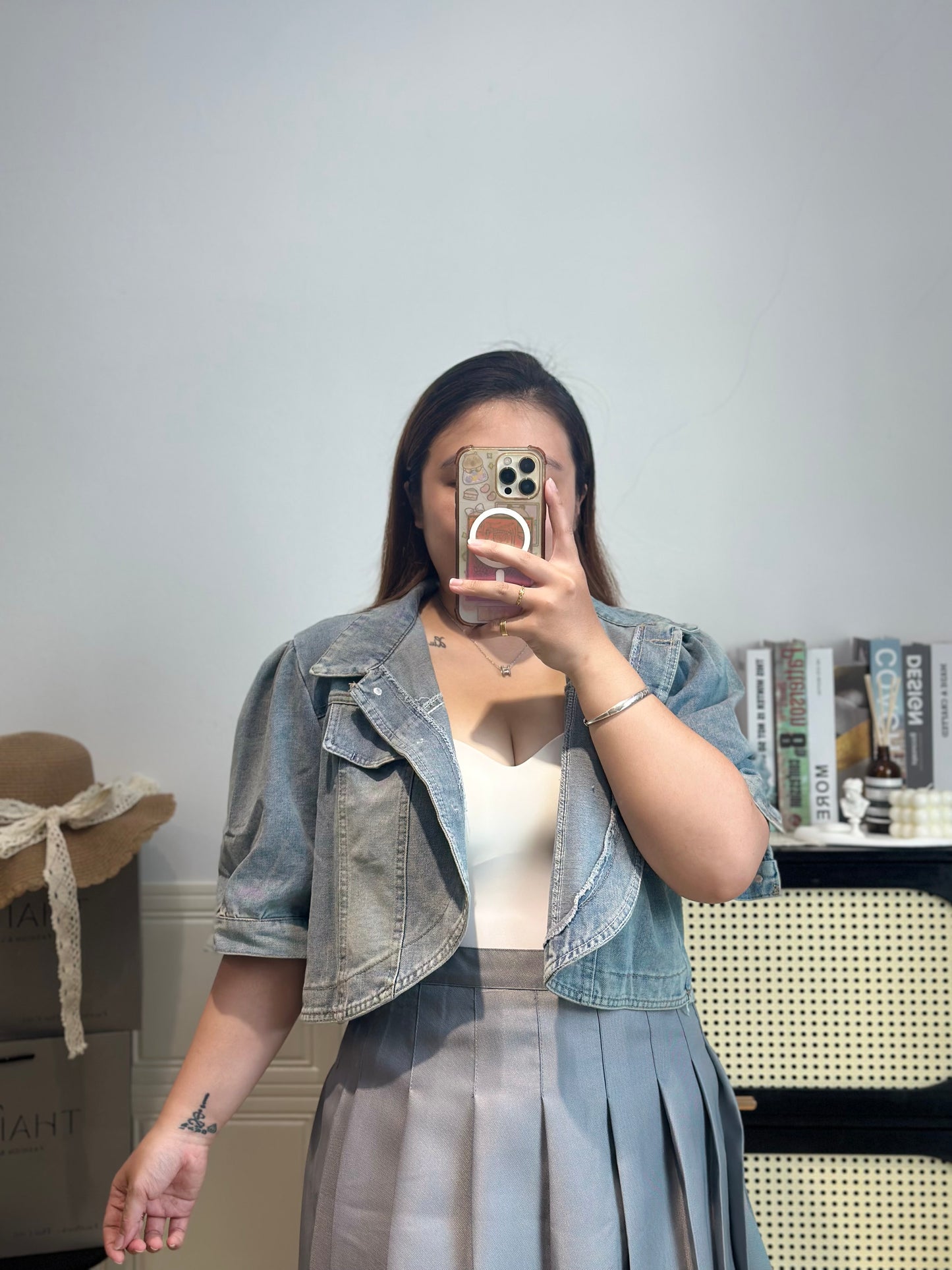 复古牛仔短款外套 #TC303