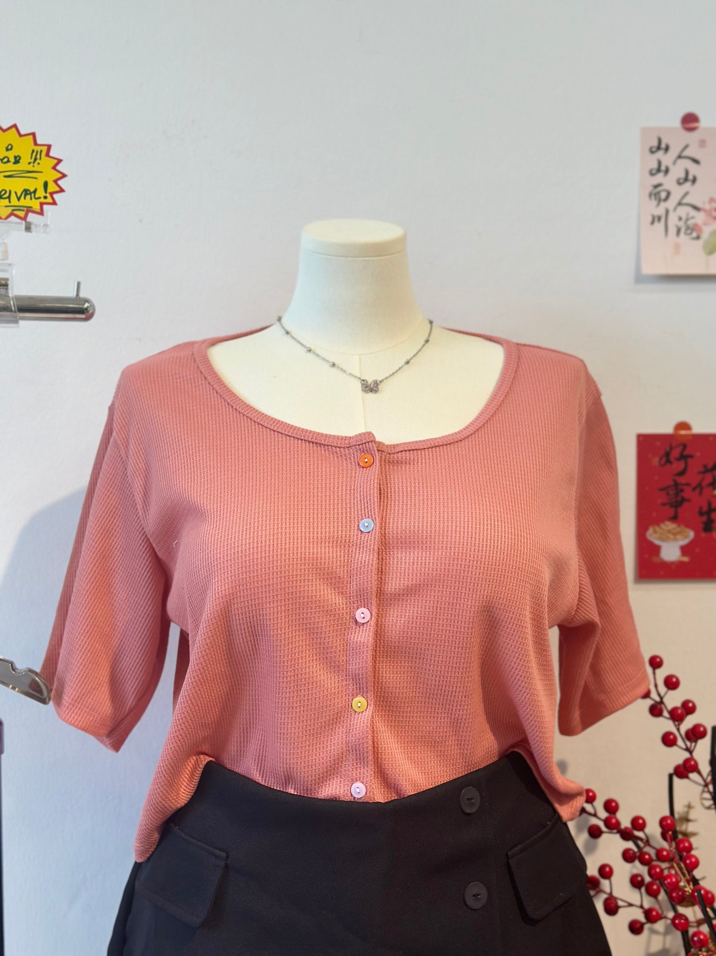 华夫格甜甜上衣 #TC117