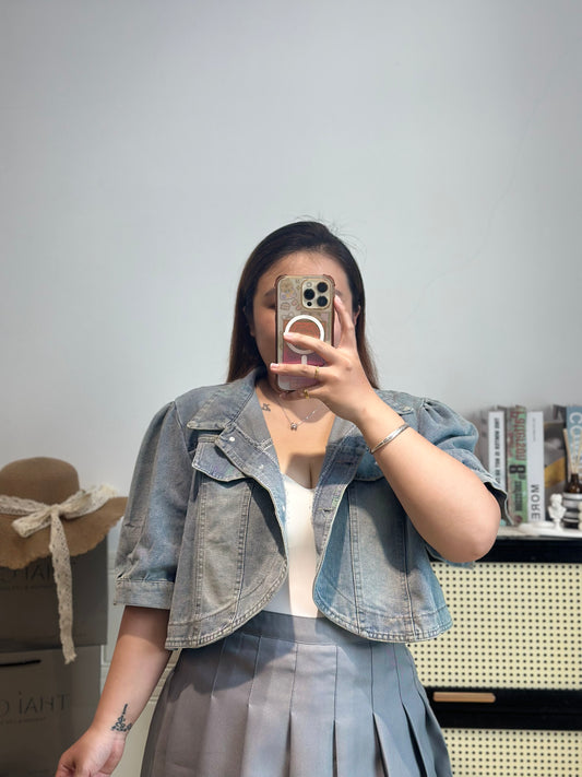 复古牛仔短款外套 #TC303