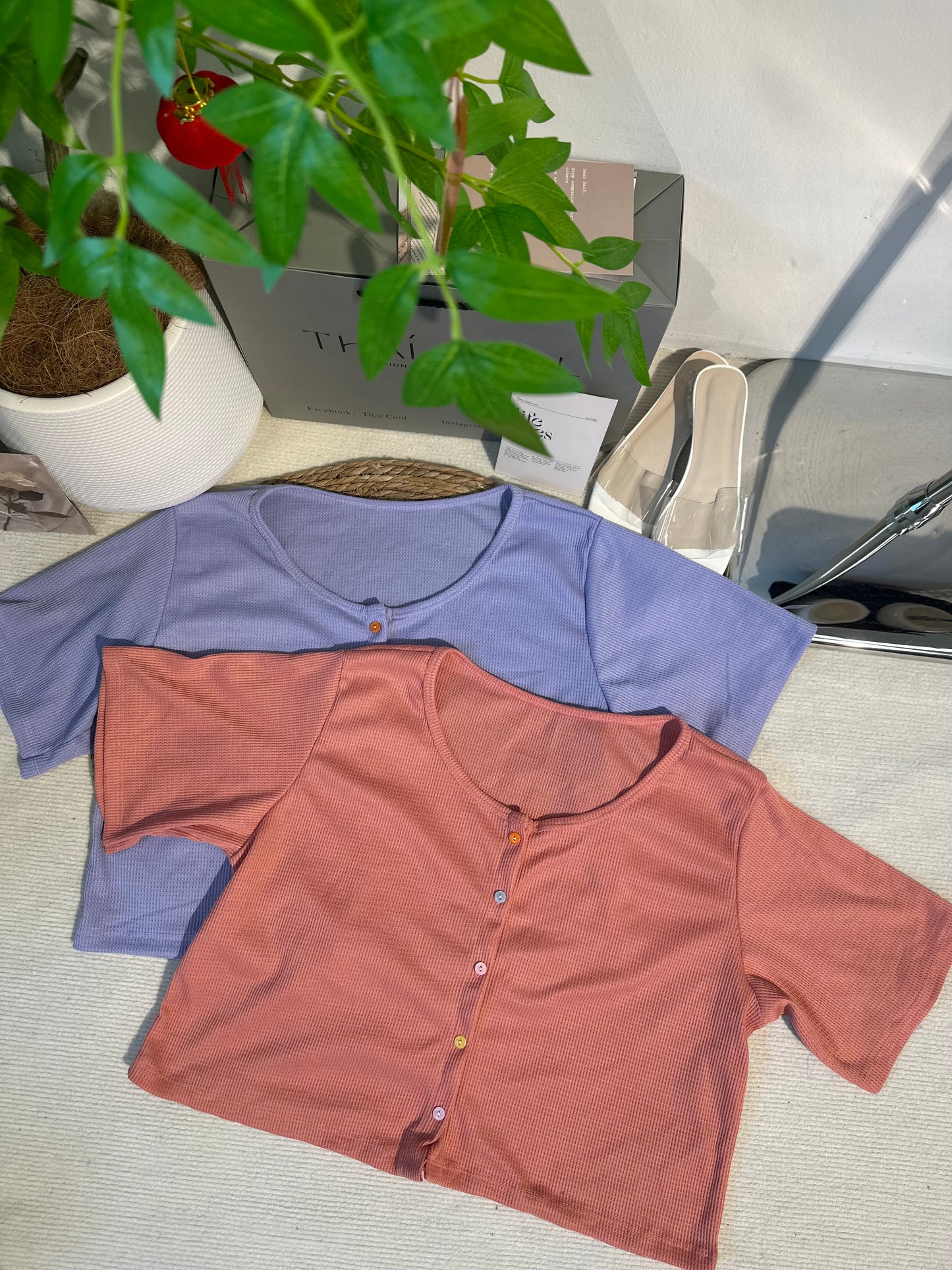 华夫格甜甜上衣 #TC117