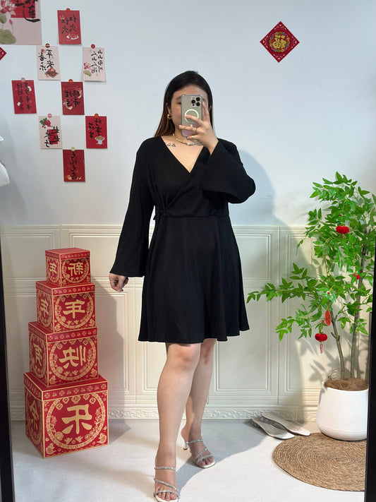 法式绑带连衣裙 #TC184