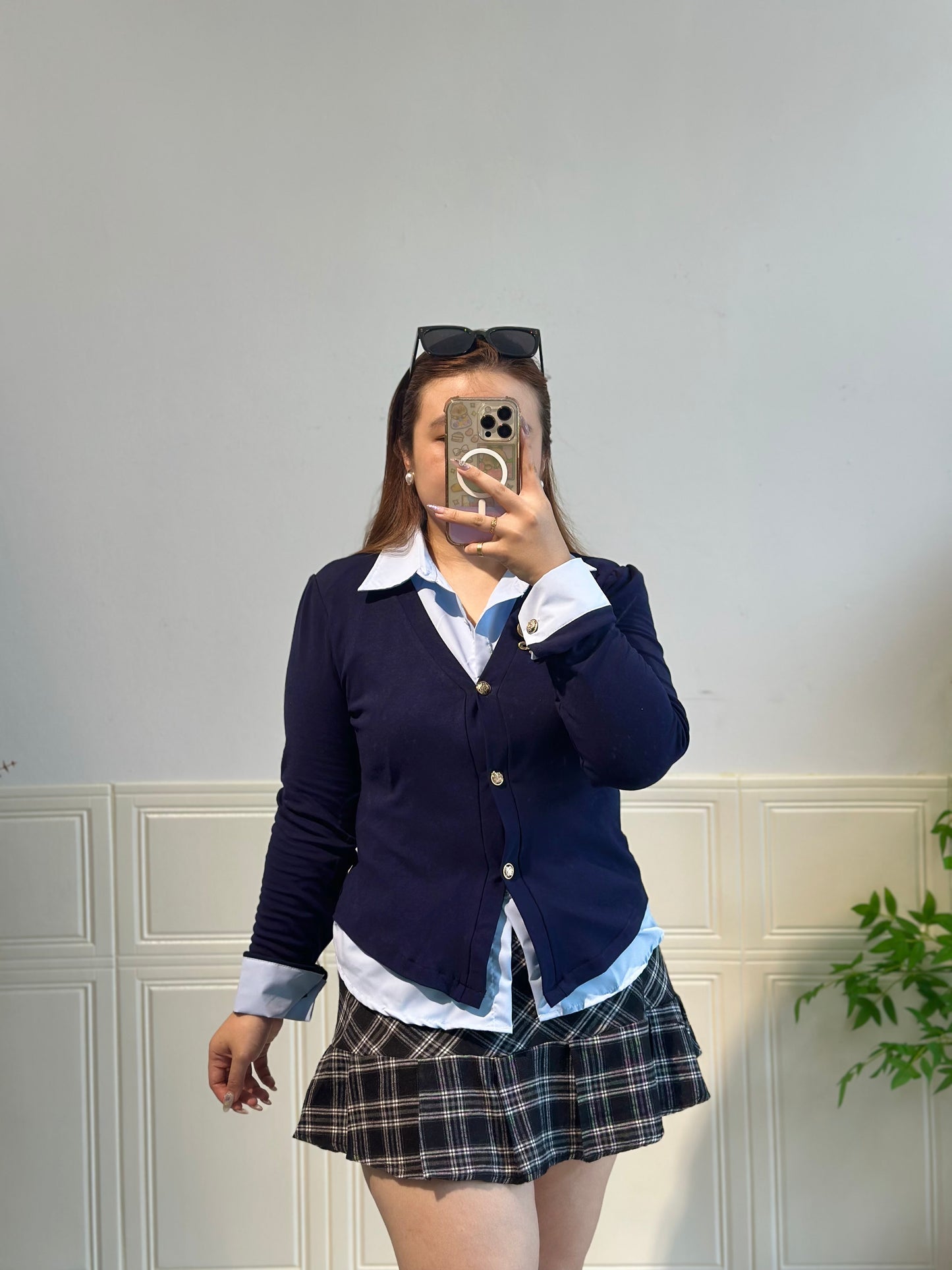 韩系学院风两件套 #TC244