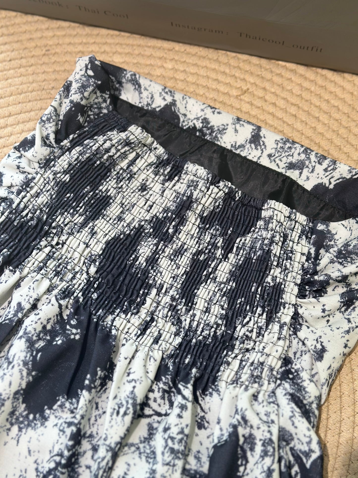 水墨画抹胸上衣 #TC304