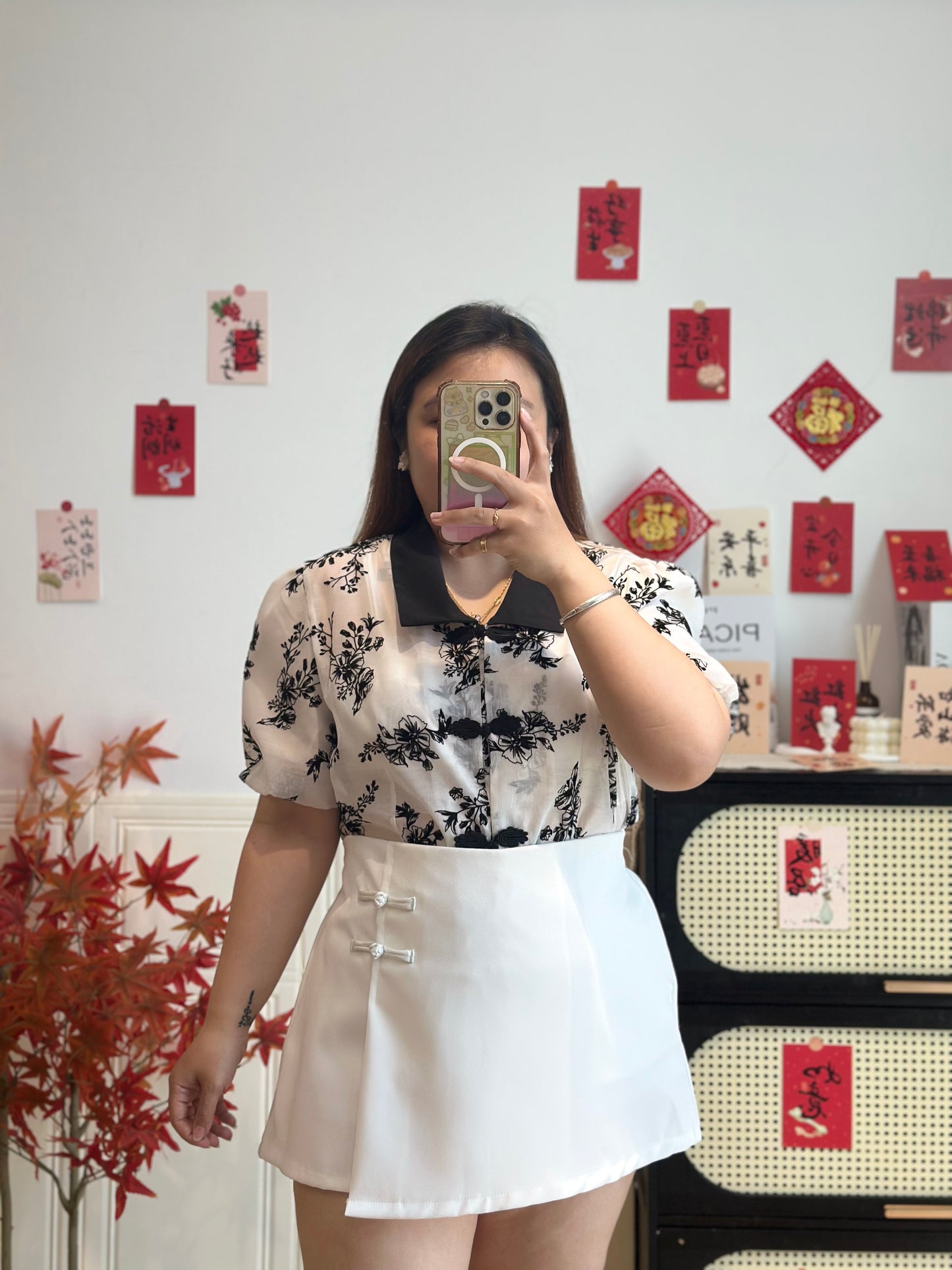 新中式蕾丝上衣 #TC309