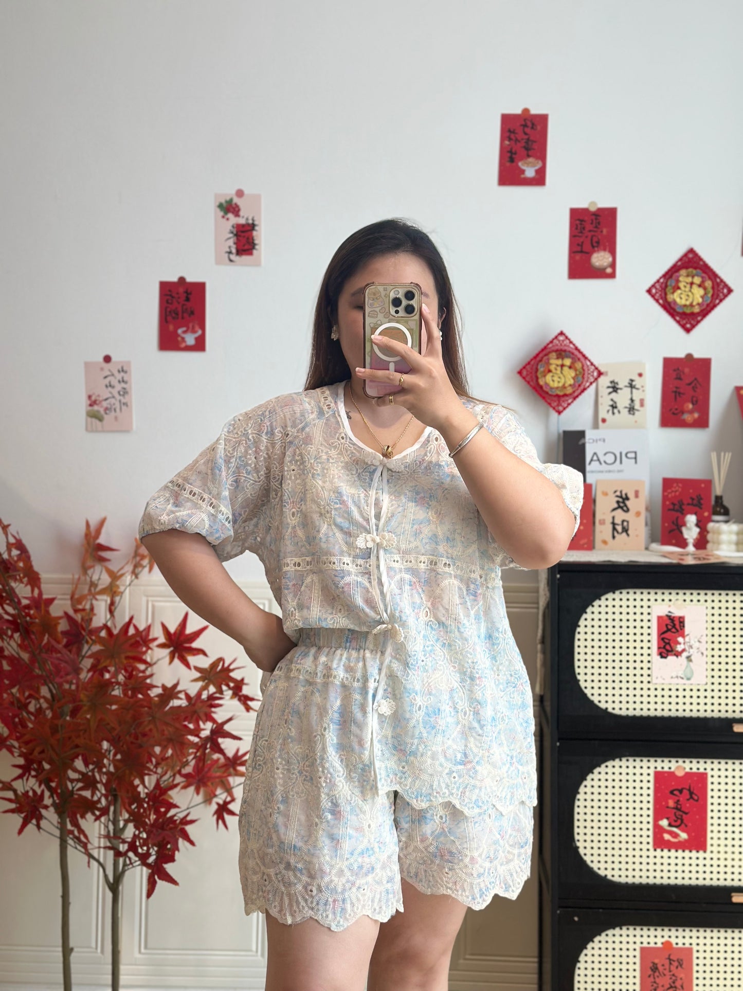 新中式国风慵懒套装 #TC314