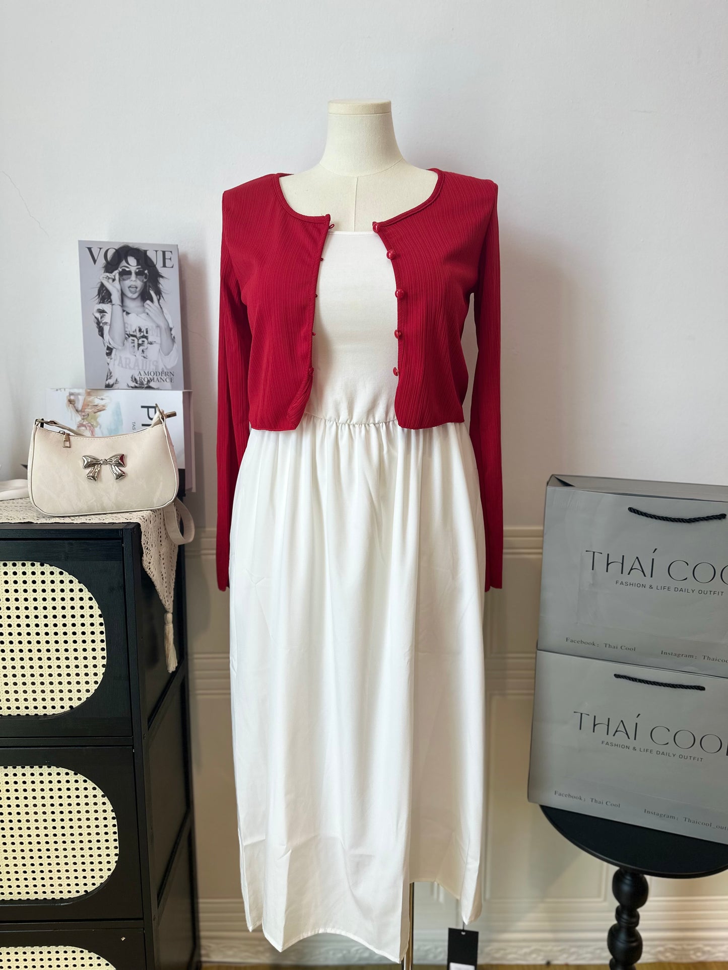 法式气质套装连衣裙 #TC291