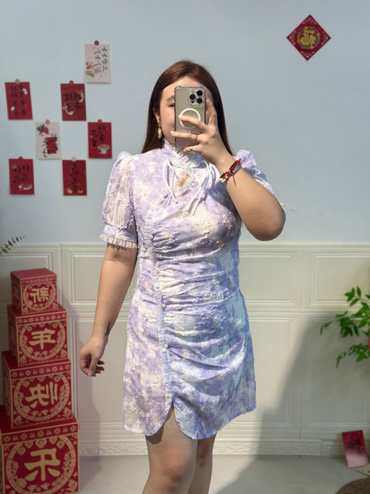 新中式立体花旗袍 #TC230